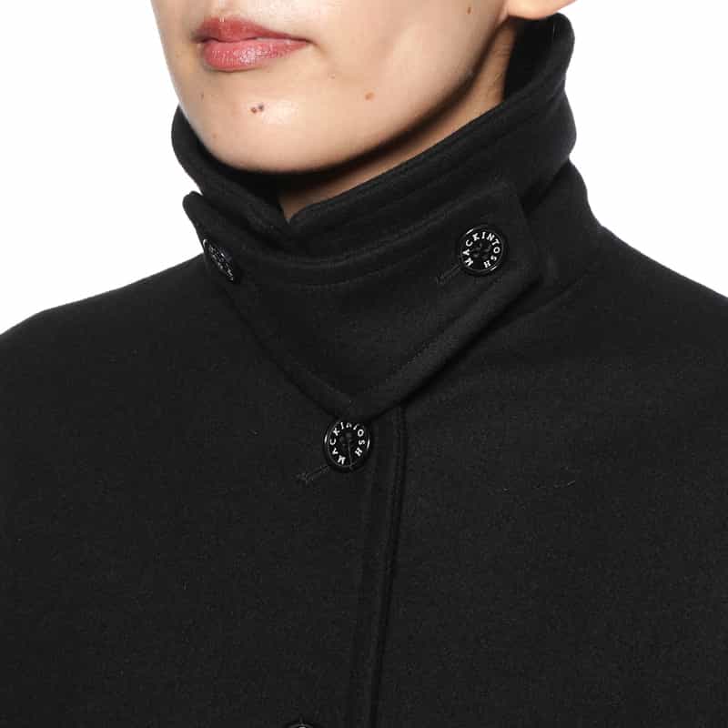 MACKINTOSH MACKINTOSH＜マッキントッシュ＞ウールメルトン素材コート“HUMBIE" BLACK