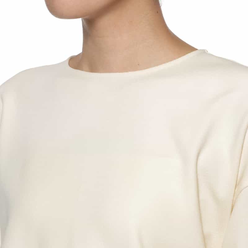 BARNEYS NEW YORK セットアップ パーフェクトジャージー素材ブラウス IVORY