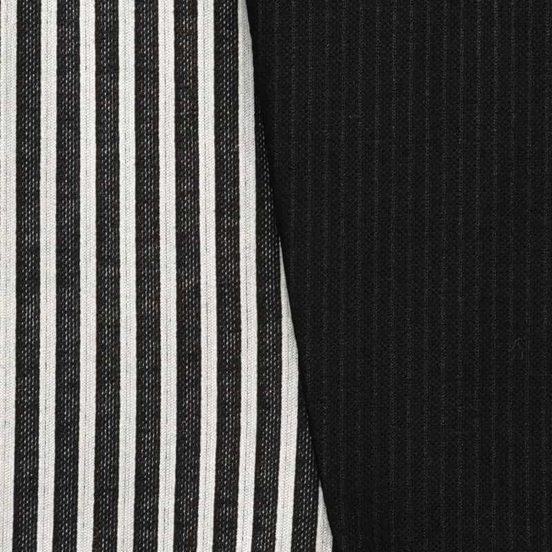 BARNEYS NEW YORK ウォッシャブル コンビネーションブラウス BLACK