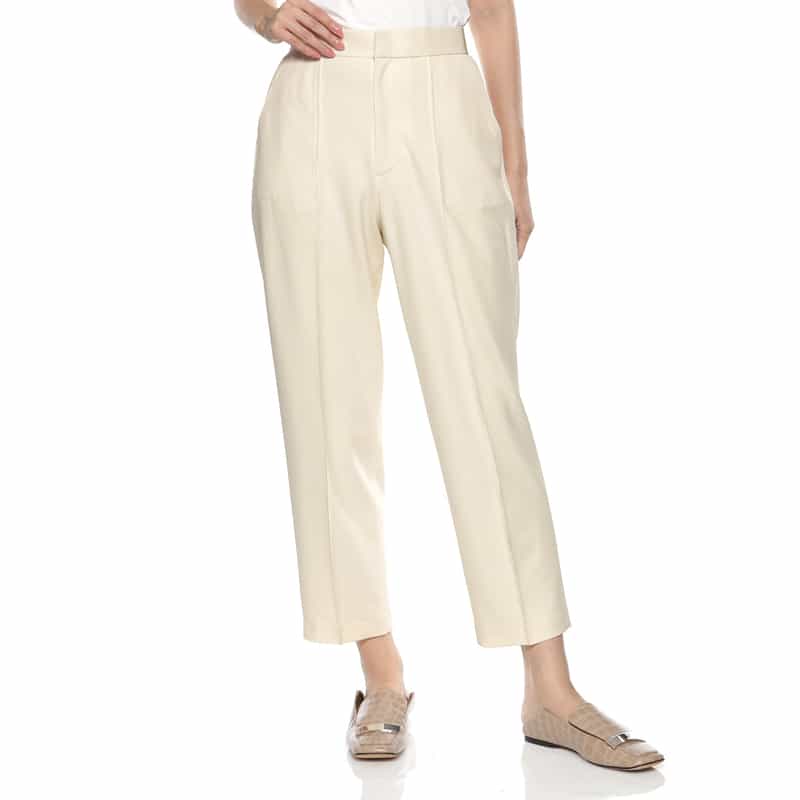 BARNEYS NEW YORK セットアップ パーフェクトジャージー素材パンツ IVORY