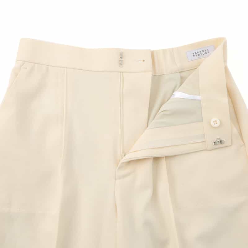 BARNEYS NEW YORK セットアップ パーフェクトジャージー素材パンツ IVORY