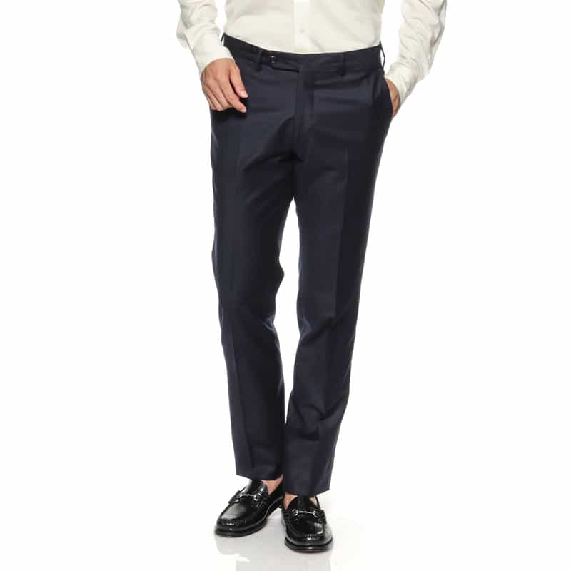 GERMANO GERMANO＜ジェルマーノ＞ フランネル素材スリムフィットパンツ NAVY
