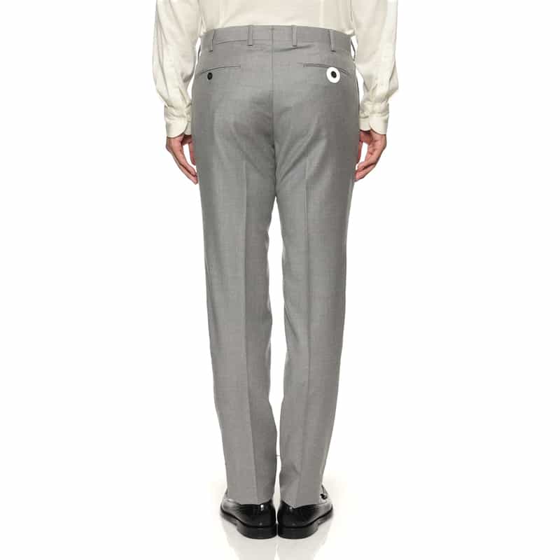 GERMANO GERMANO＜ジェルマーノ＞ フランネル素材スリムフィットパンツ LIGHT GRAY