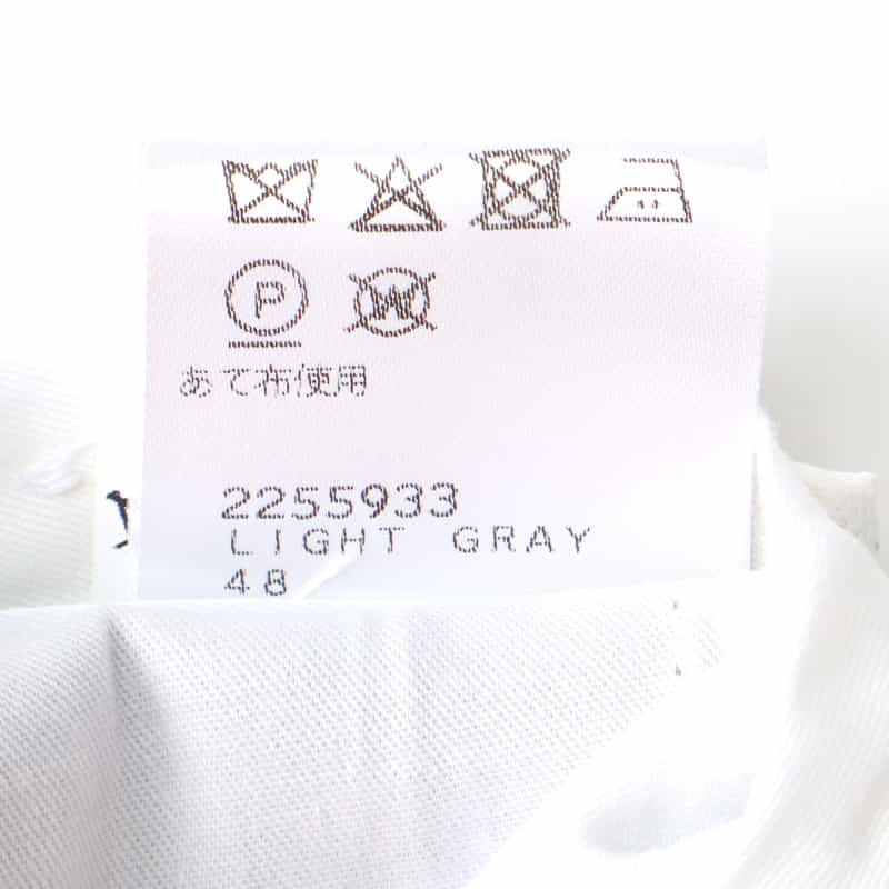 GERMANO GERMANO＜ジェルマーノ＞ フランネル素材スリムフィットパンツ LIGHT GRAY
