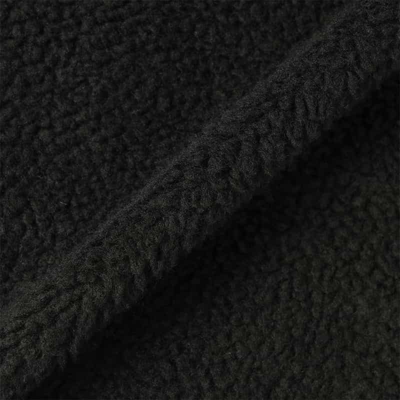 BARNEYS NEW YORK ボアフリースジャケット BLACK