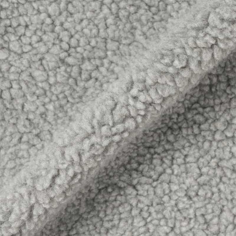 BARNEYS NEW YORK ボアフリースジャケット LIGHT GRAY