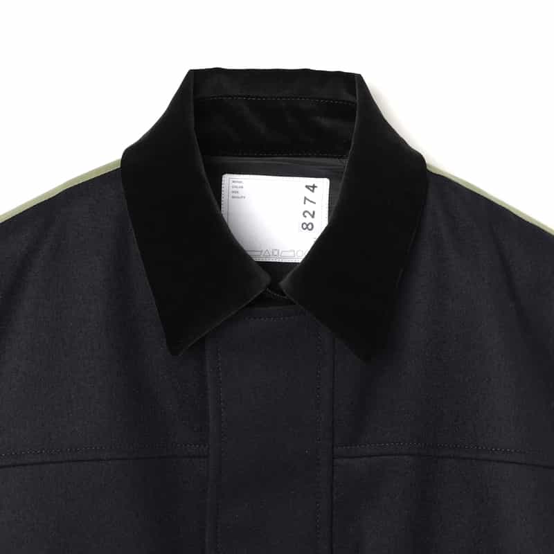 SACAI SACAI＜サカイ＞ バーニーズ　ニューヨーク限定 ミディアムスリーブ丈ブルゾン NAVY