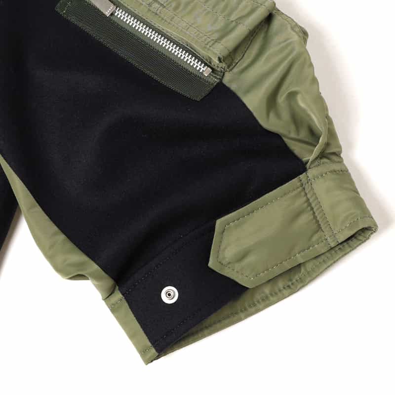 SACAI SACAI＜サカイ＞ バーニーズ　ニューヨーク限定 ミディアムスリーブ丈ブルゾン NAVY