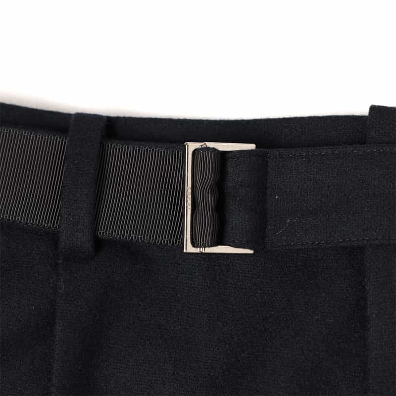 SACAI SACAI＜サカイ＞ バーニーズ　ニューヨーク限定 バックプリーツスカート NAVY