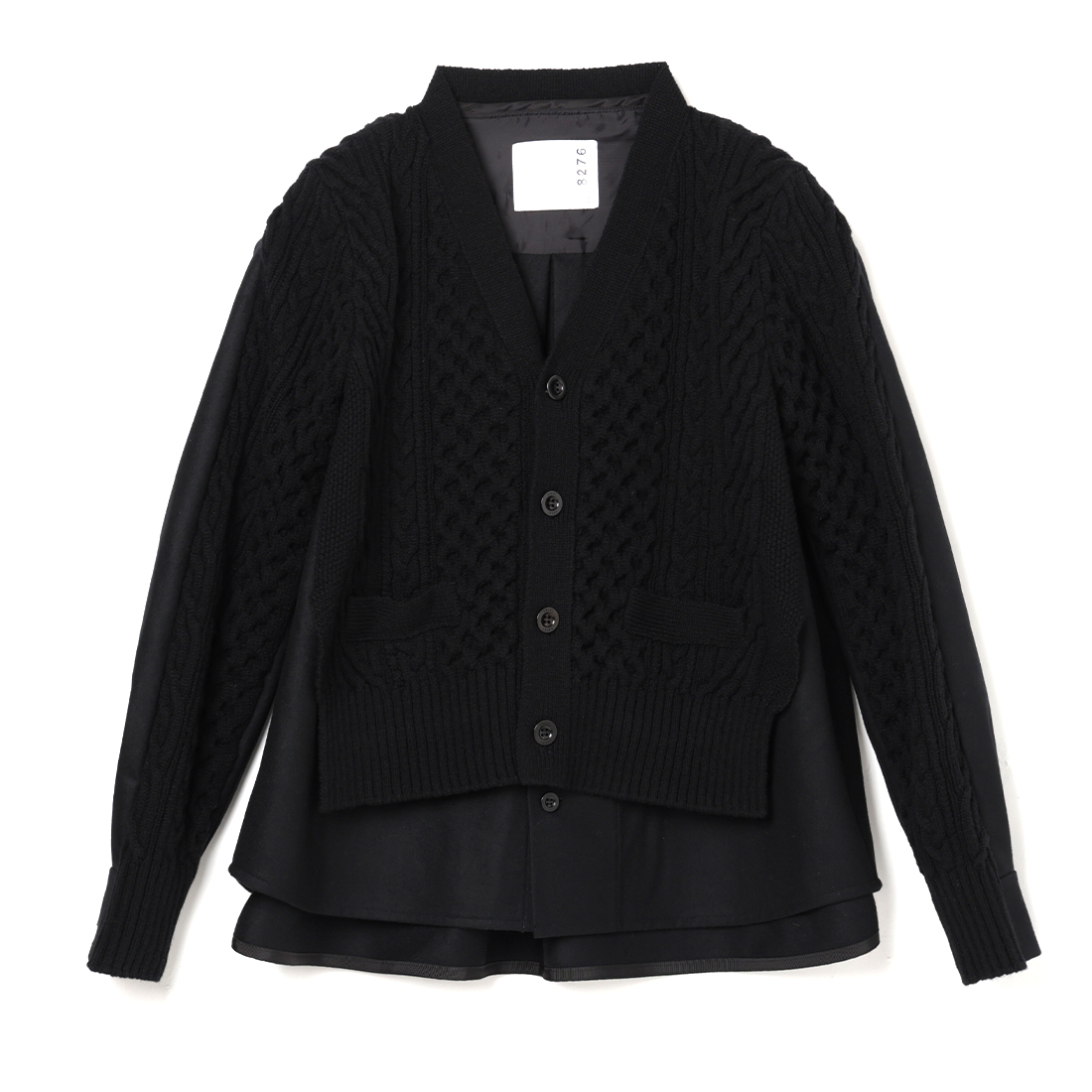 SACAI＜サカイ＞ バーニーズ　ニューヨーク限定 ウールニットカーディガン