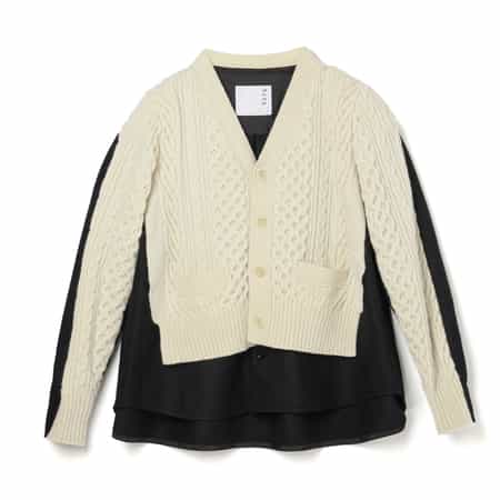 YOHJI YAMAMOTO ＜ヨウジ ヤマモト＞ ダメージ加工ハイネック