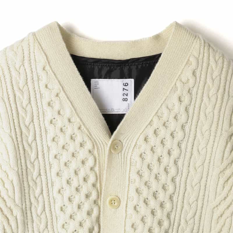 SACAI SACAI＜サカイ＞ バーニーズ　ニューヨーク限定 ウールニットカーディガン MULTI COLOR