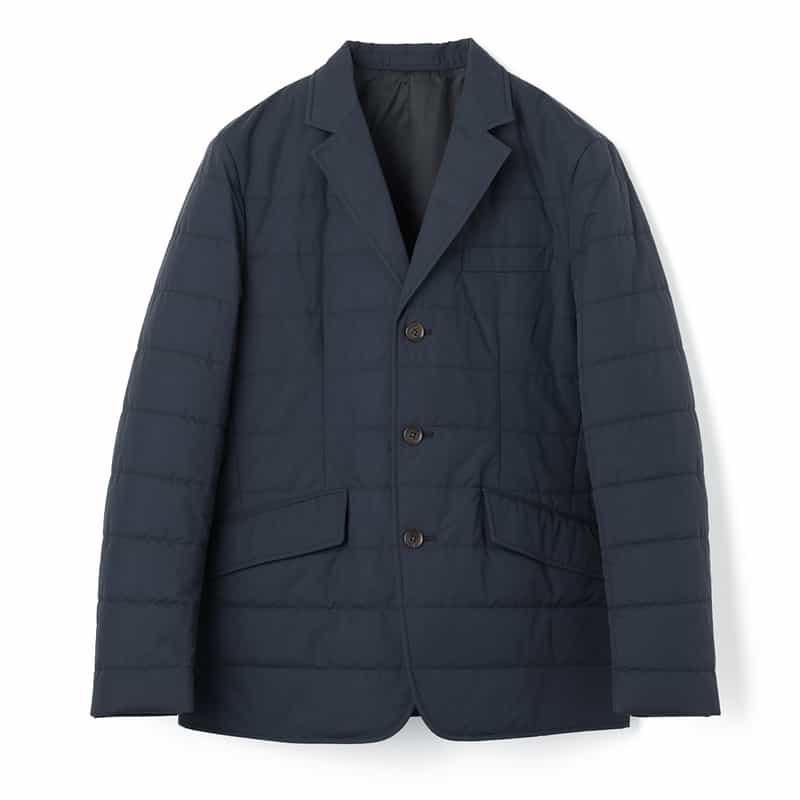 BARNEYS NEW YORK ダウンテーラードジャケット NAVY