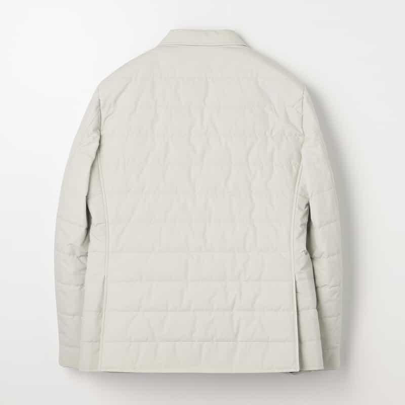 BARNEYS NEW YORK ダウンテーラードジャケット LIGHT GRAY