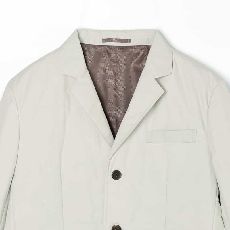 BARNEYS NEW YORK ダウンテーラードジャケット LIGHT GRAY