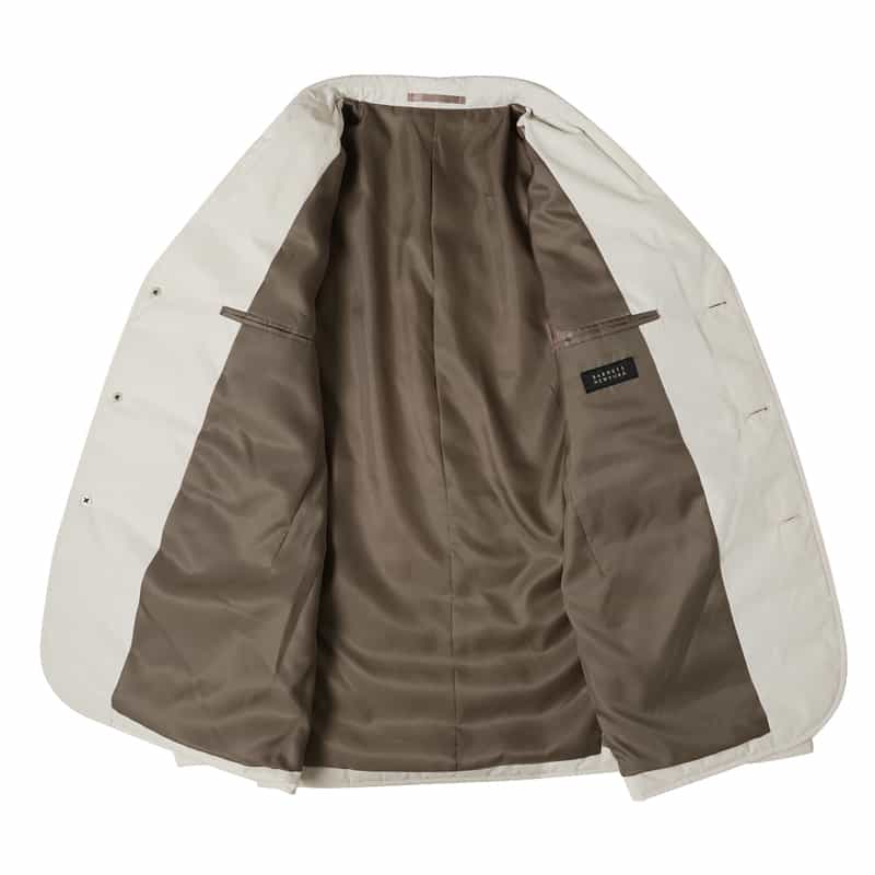 BARNEYS NEW YORK ダウンテーラードジャケット LIGHT GRAY