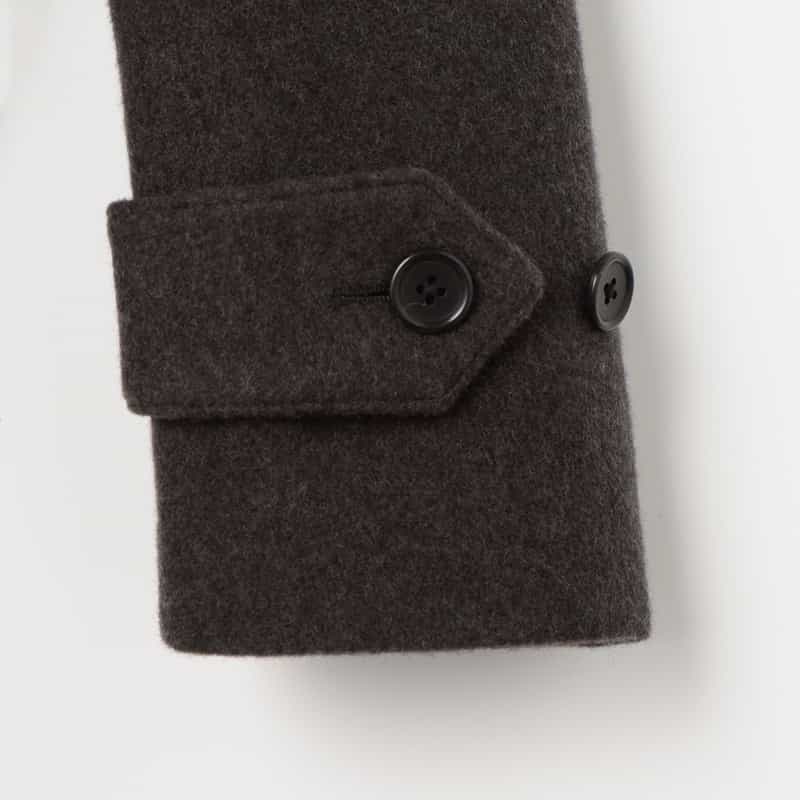 BARNEYS NEW YORK スタンドカラーコート BROWN