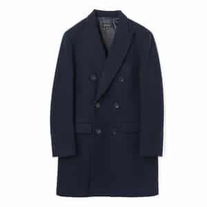 ダブルブレストロングコート