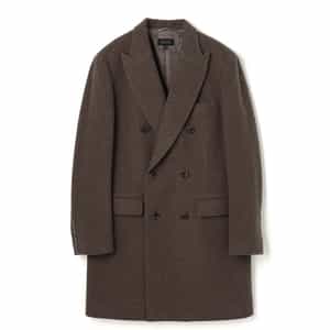 ダブルブレストロングコート