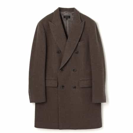 ダブルブレストロングコート