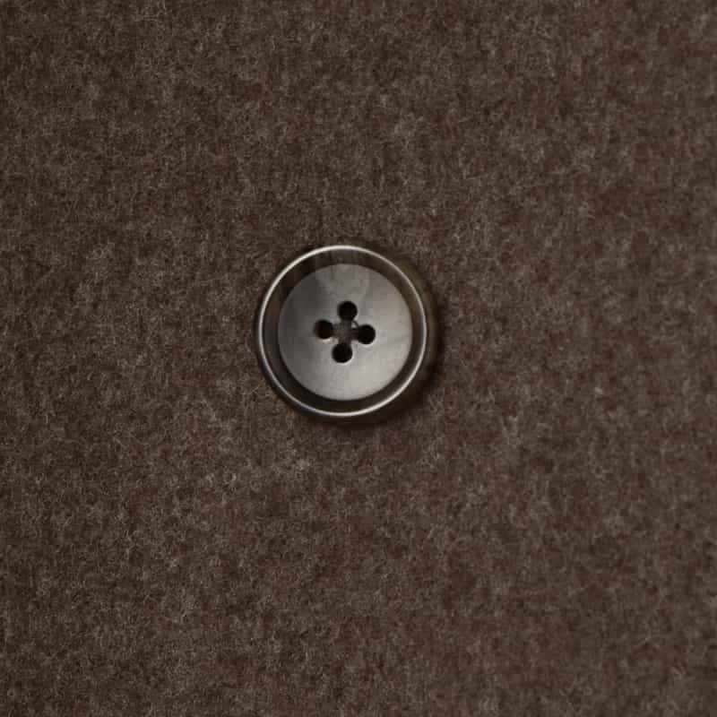 BARNEYS NEW YORK ダブルブレストロングコート BROWN