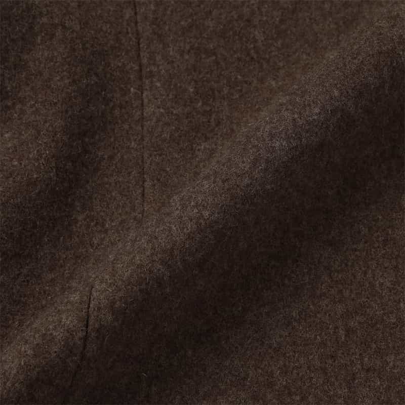 BARNEYS NEW YORK ダブルブレストロングコート BROWN