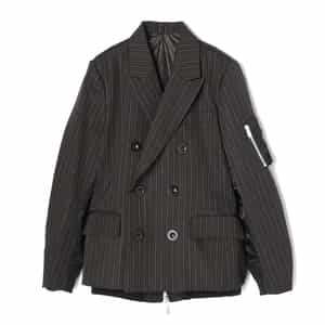 【バーニーズニューヨーク】2way ドッキング　レイヤード ライダース 40 バーニーズニューヨーク】2way ドッキングレイヤード ライダース 40