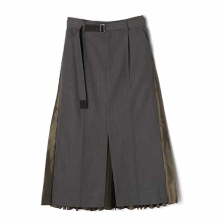 SACAI＜サカイ＞ スリット入りスカート（2244781）｜SACAI