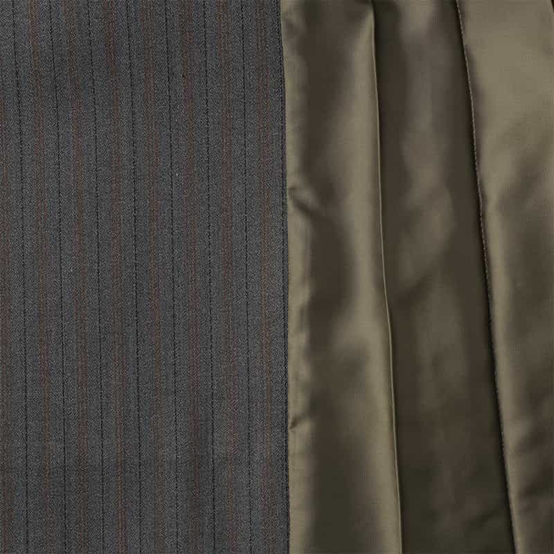 SACAI SACAI＜サカイ＞ コンビネーションストライプ柄フレアスカート GRAY