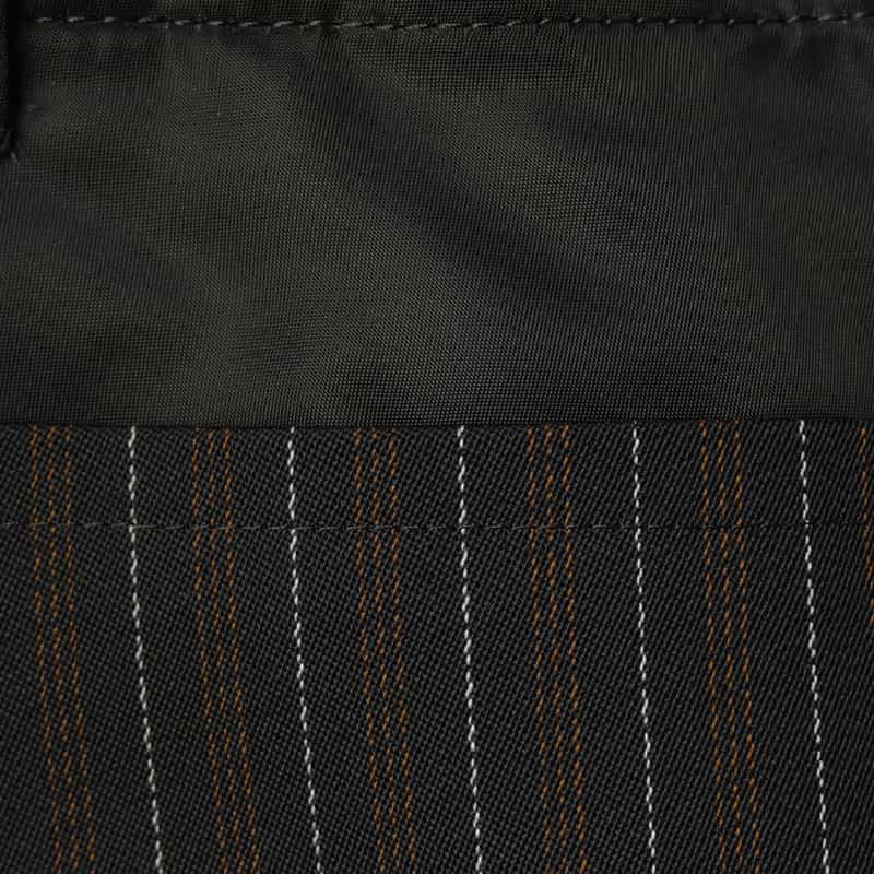 SACAI SACAI＜サカイ＞ コンビネーションストライプ柄ショートパンツ BLACK