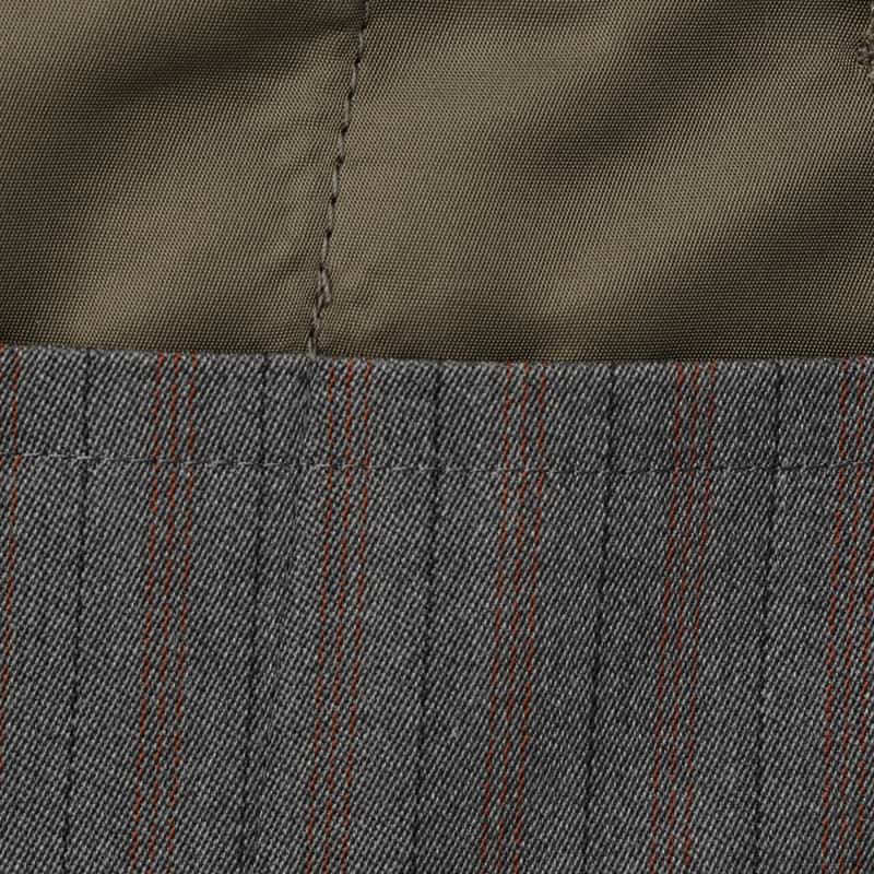 SACAI SACAI＜サカイ＞ コンビネーションストライプ柄ショートパンツ GRAY