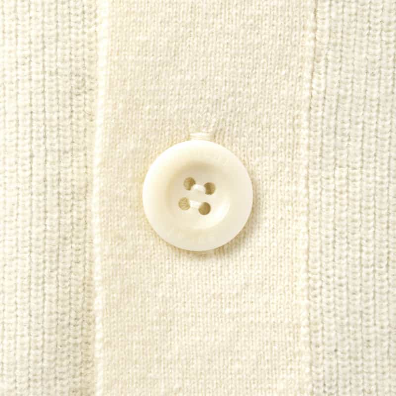 SACAI SACAI＜サカイ＞ コンビネーション ウールニットカーディガン IVORY