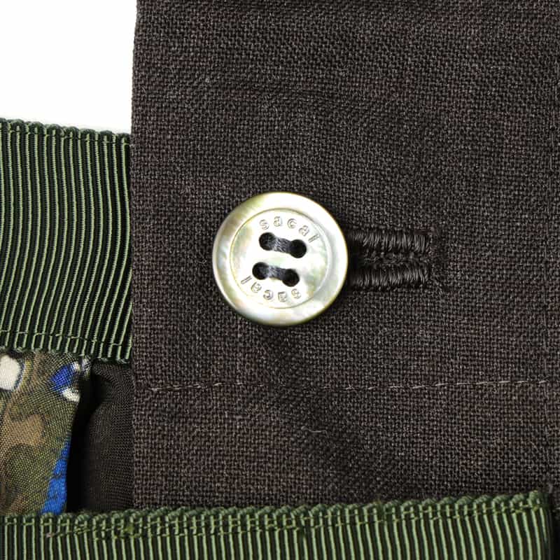 SACAI SACAI＜サカイ＞ コンビネーションロングスカート BROWN