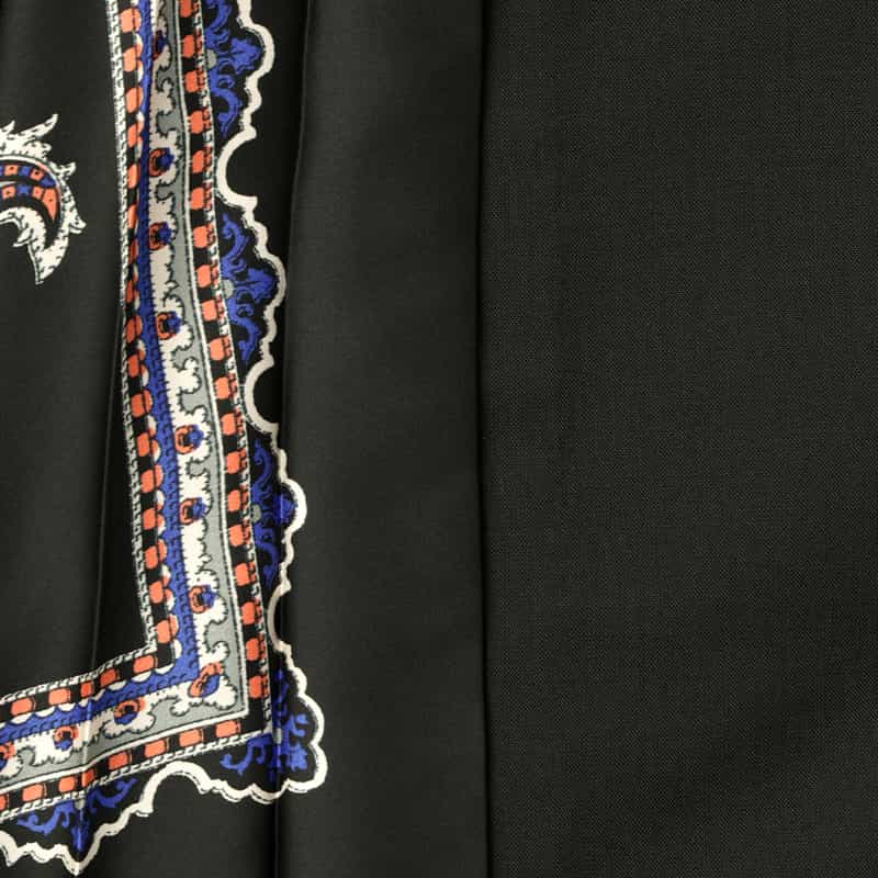 SACAI SACAI＜サカイ＞ コンビネーションロングスカート BLACK