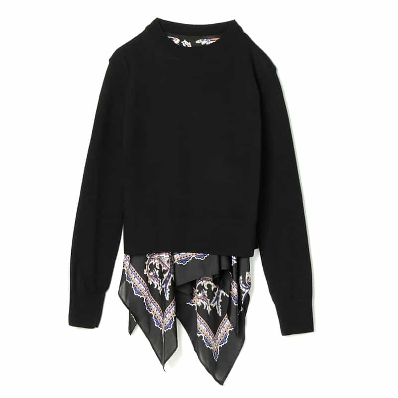 SACAI＜サカイ＞ ニットプルオーバー（2242659）｜SACAI(サカイ