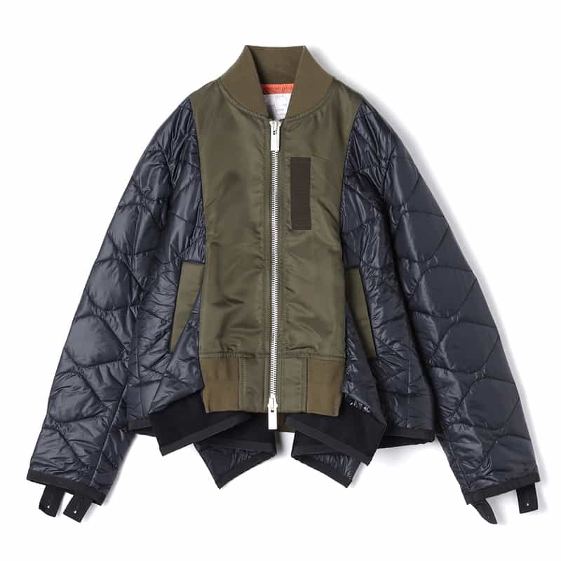 SACAI SACAI＜サカイ＞ コンビネーションブルゾン KHAKI