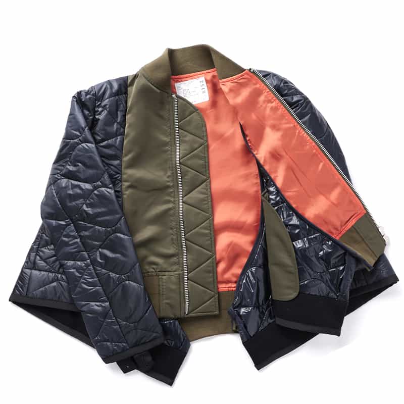 SACAI SACAI＜サカイ＞ コンビネーションブルゾン KHAKI