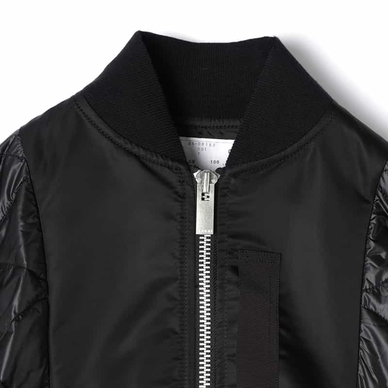 SACAI SACAI＜サカイ＞ コンビネーションブルゾン BLACK