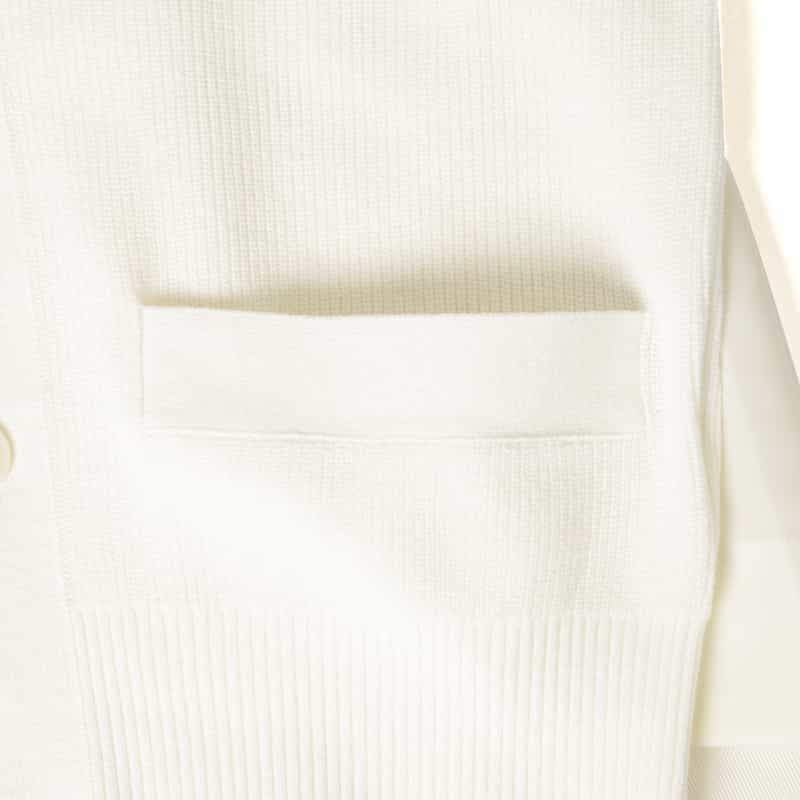 SACAI SACAI＜サカイ＞ コンビネーションニットカーディガン IVORY