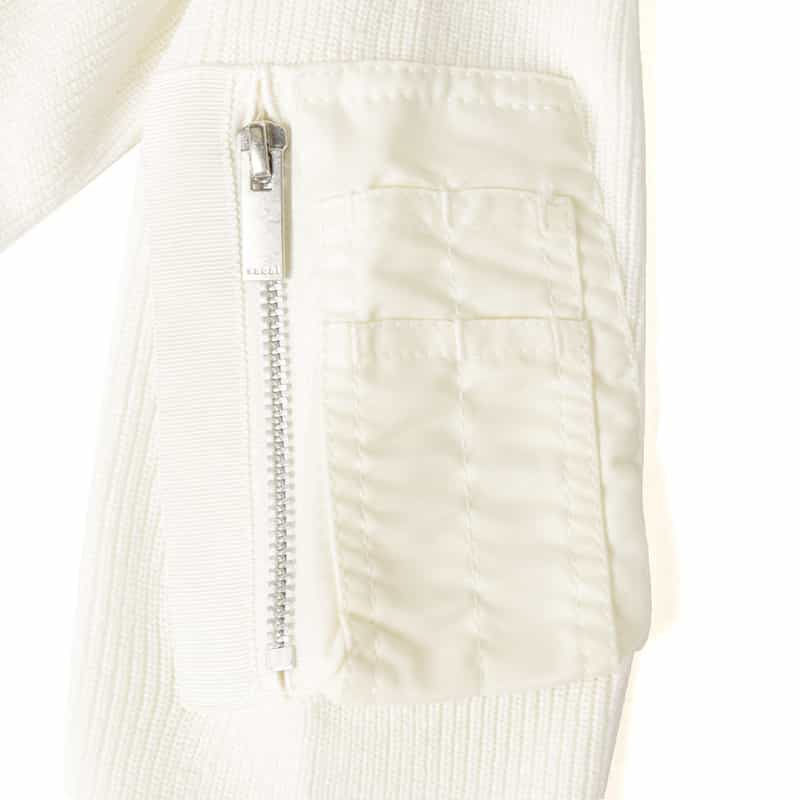 SACAI SACAI＜サカイ＞ コンビネーションニットカーディガン IVORY