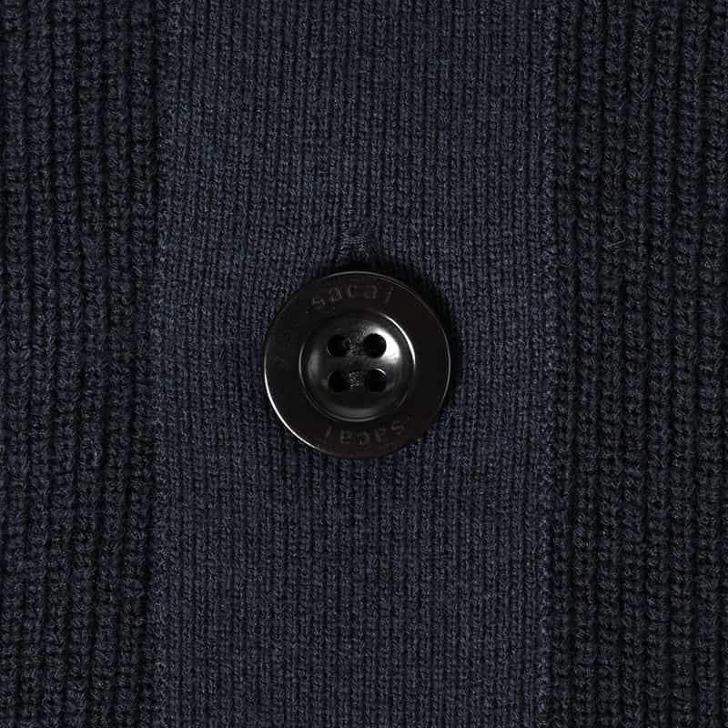 SACAI SACAI＜サカイ＞ コンビネーションニットカーディガン NAVY