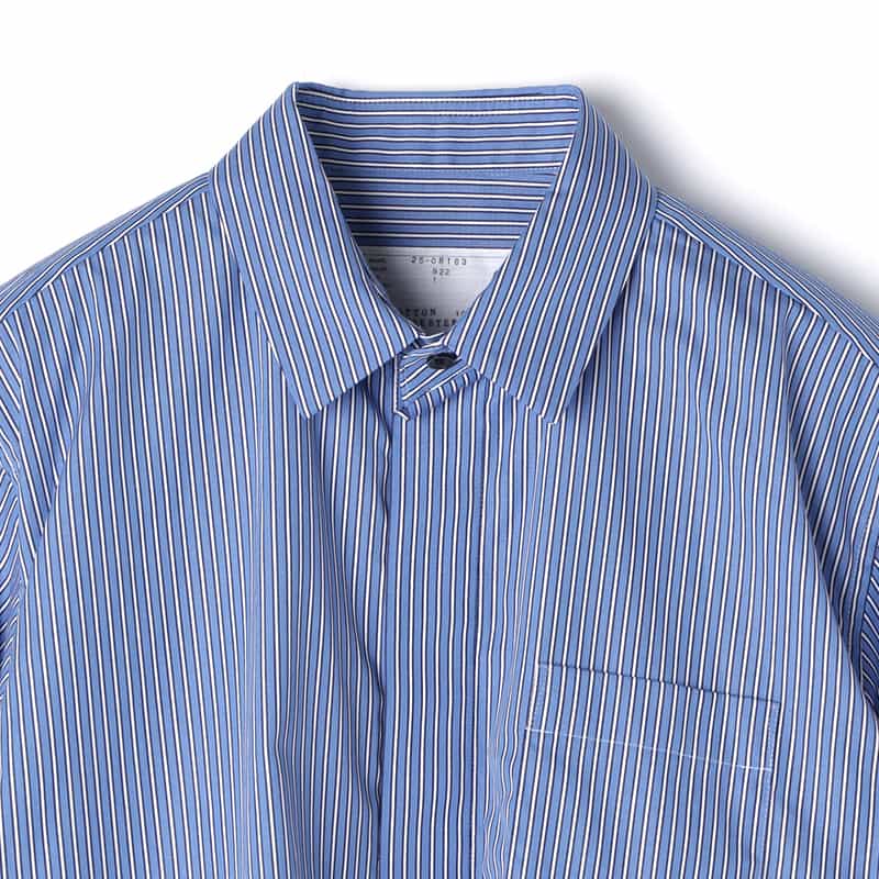 SACAI SACAI＜サカイ＞ フリルシャツ LIGHT BLUE