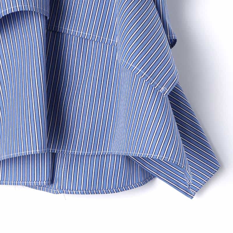 SACAI SACAI＜サカイ＞ フリルシャツ LIGHT BLUE