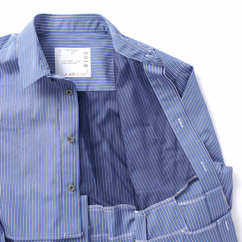 SACAI SACAI＜サカイ＞ フリルシャツ LIGHT BLUE