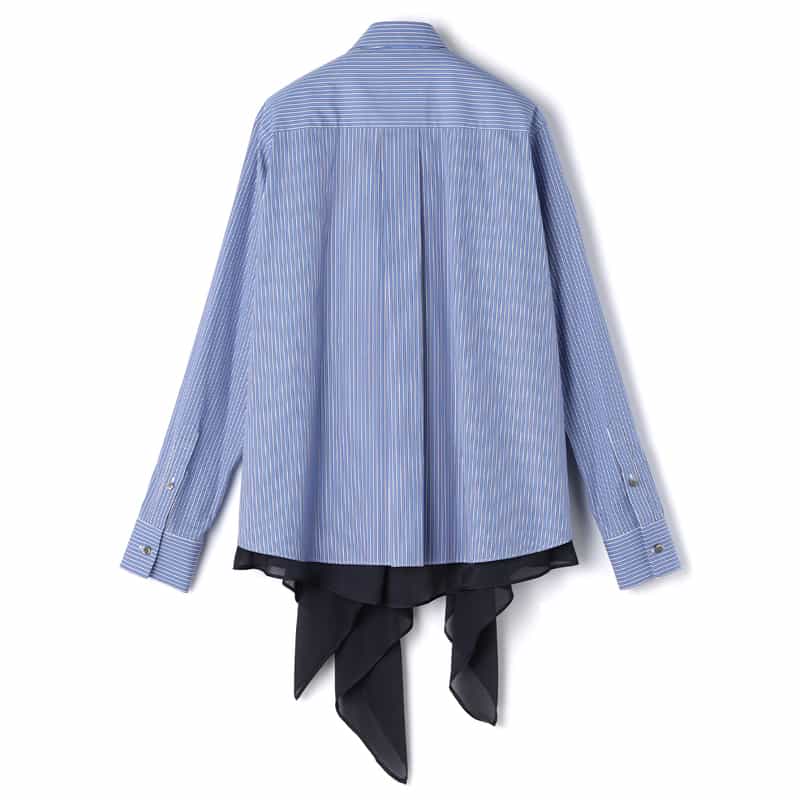 SACAI SACAI＜サカイ＞ コンビネーションシャツ BLUE