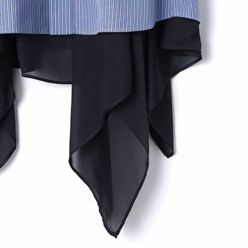 SACAI SACAI＜サカイ＞ コンビネーションシャツ BLUE