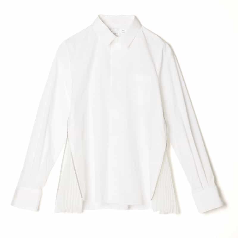 SACAI SACAI＜サカイ＞ コンビネーションカジュアルシャツ IVORY