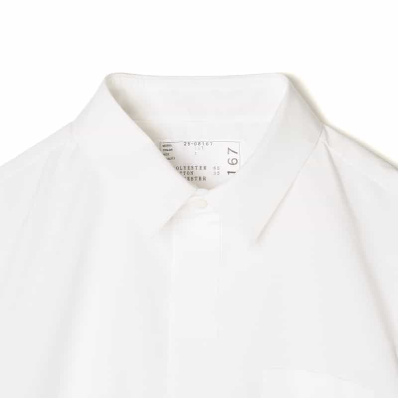 SACAI SACAI＜サカイ＞ コンビネーションカジュアルシャツ IVORY