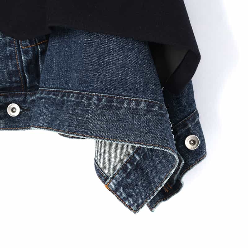 SACAI SACAI＜サカイ＞ コンビネーションデニムジャケット BLUE