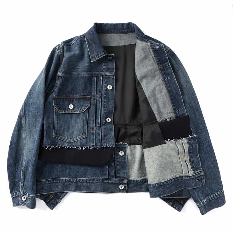 SACAI SACAI＜サカイ＞ コンビネーションデニムジャケット BLUE